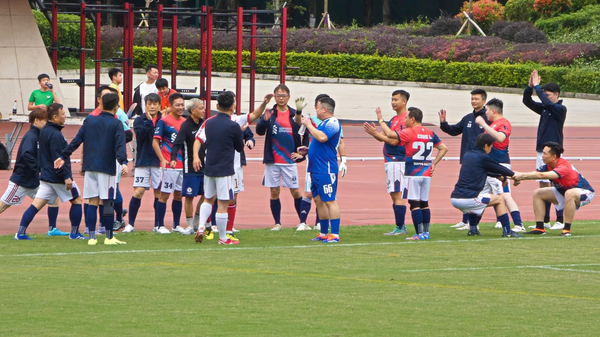 Warm up before the match (HAFFA United)